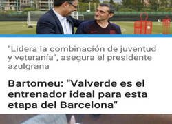 Enlace a Para Bartomeu, Valverde es ideal