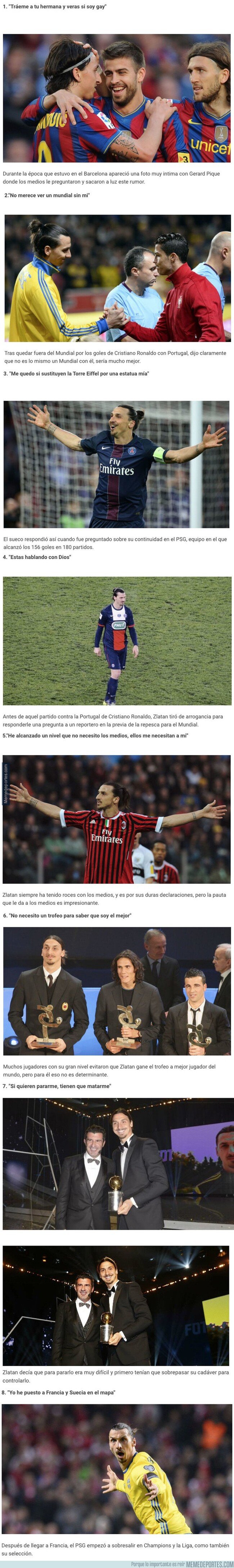 1092148 - Las declaraciones más arrogantes de Zlatan Ibrahimovic a lo largo de su carrera