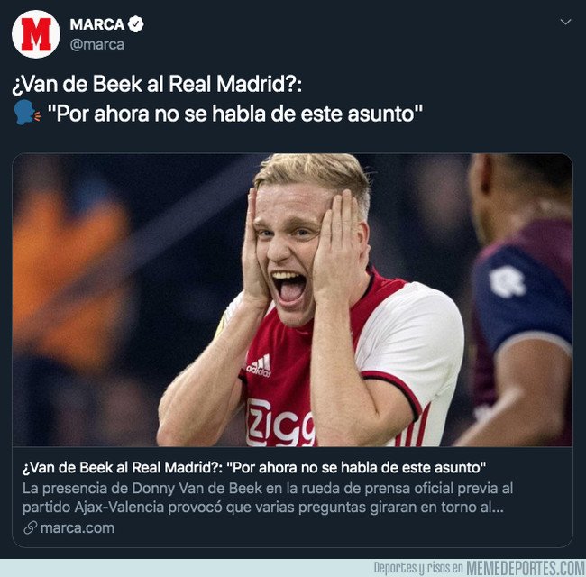 1093111 - La tajante respuesta de Van de Beek cuando los periodistas le preguntaron sobre el Real Madrid