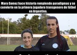 Enlace a La primera jugadora transgenero de fútbol en Argentina
