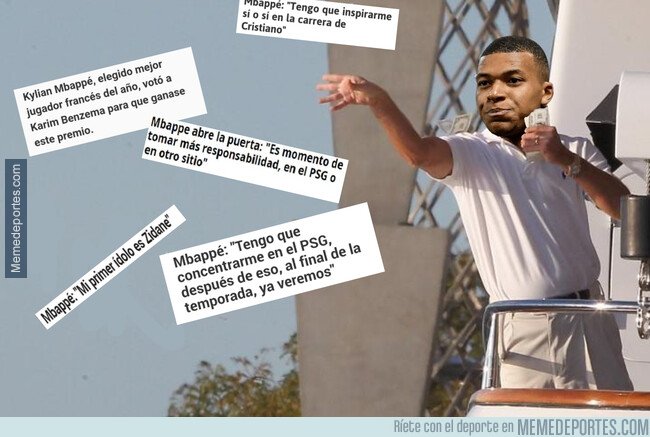 1096491 - Los guiños de Mbappé al Madrid ya son constantes