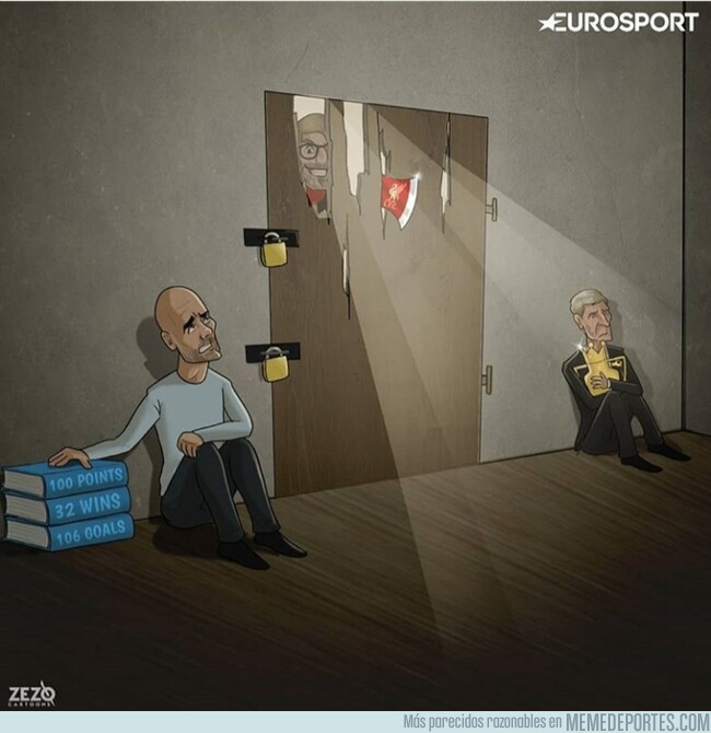 1097279 - Klopp amenaza los records de Wenger y Guardiola, por @zezocartoons