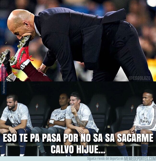 1098560 - James ayer en el banquillo