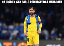 Enlace a Messi se ha ganado mi respeto