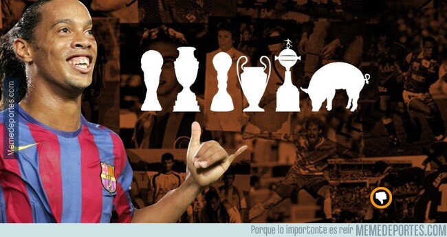 1100842 - Inigualable palmarés el de Ronaldinho