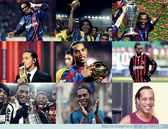 1101276 - No en su mejor momento, pero Ronaldinho cumple hoy 40 años. Felíz cumpleaños, figura.