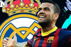Enlace a Dani Alves destroza por completo al Real Madrid de Mourinho y todos los culés están aplaudiéndole