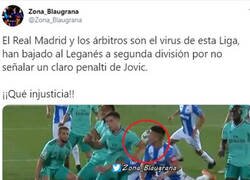 Enlace a Ahora resulta que el Madrid es el culpable del descenso del Leganés