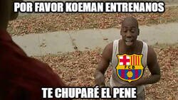 Enlace a Directivo del Barcelona convenciendo a Koeman