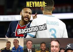 Enlace a Neymar contra el racismo