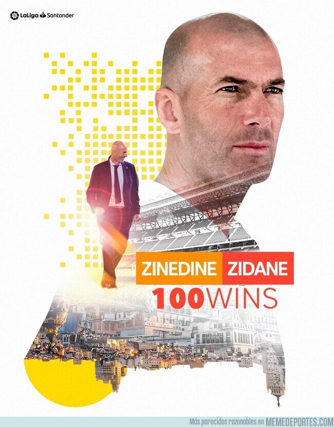 1116613 - 100 victorias de Zidane por liga
