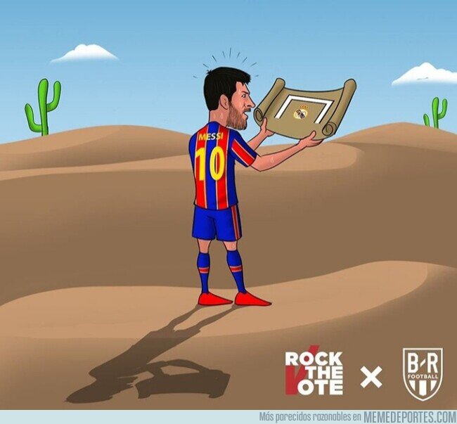 1118930 - Messi no encuentra el camino del gol ante el Madrid, por @brfootball