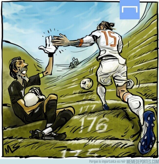 1120283 - Ramos supera a Buffon en internacionalidades, por @yesnocse