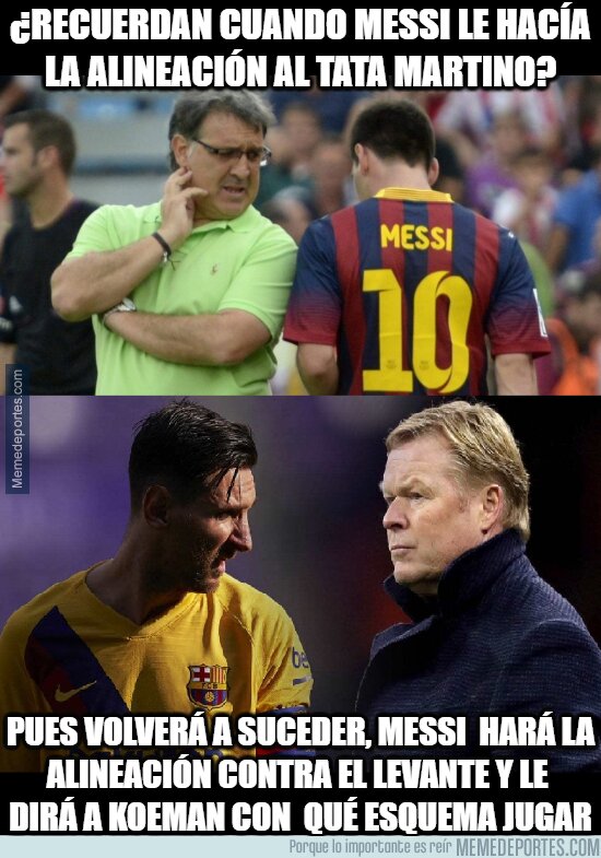1122675 - Messi hará de entrenador nuevamente