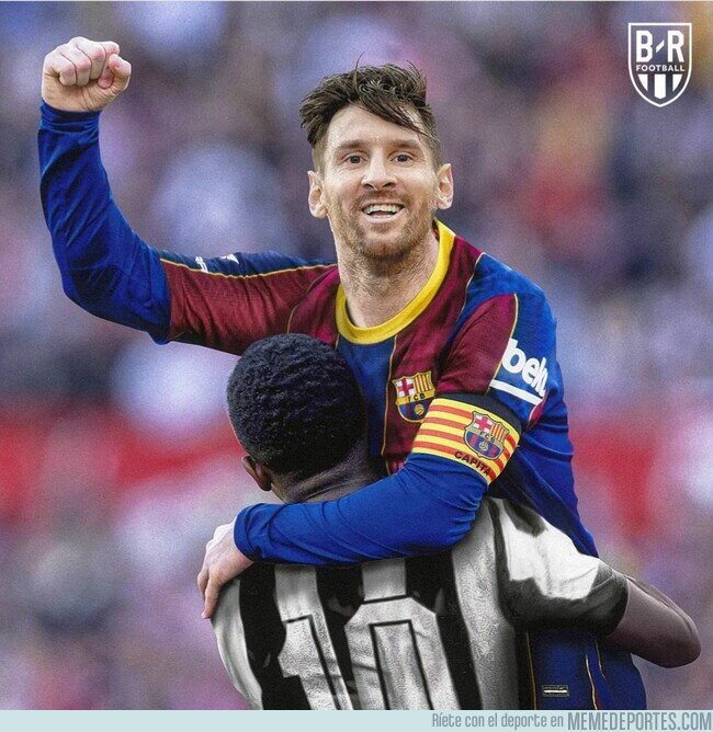 1123330 - Messi alcanza a Pelé como jugador con más goles con un solo club