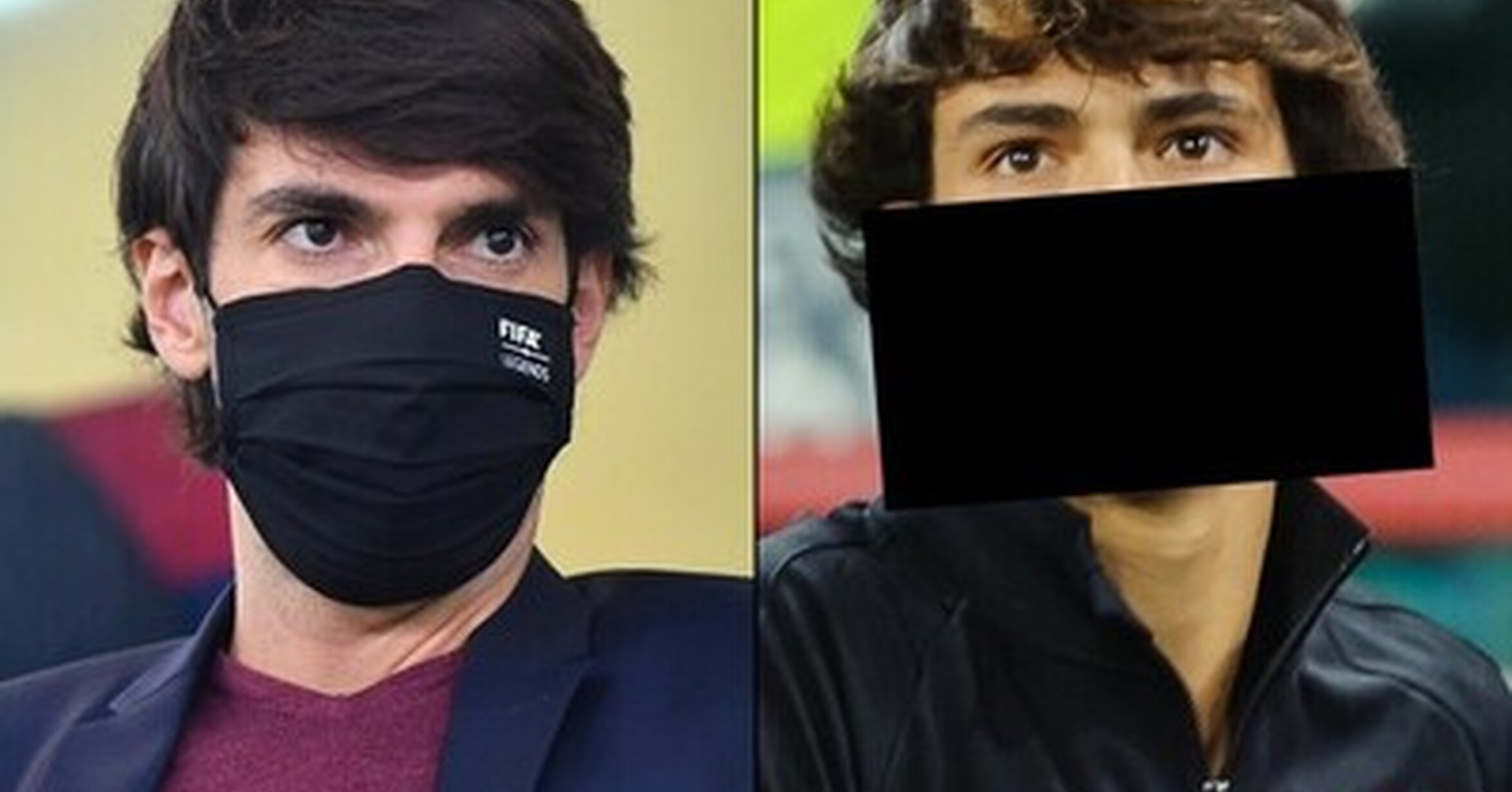 [ MEMEDEPORTES ] Kaka' en tapabocas es idéntico a Joao Felix
