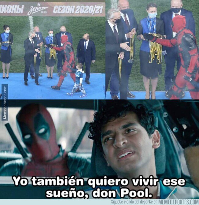 [ MEMEDEPORTES ] Cuando ves a Deapool campeón