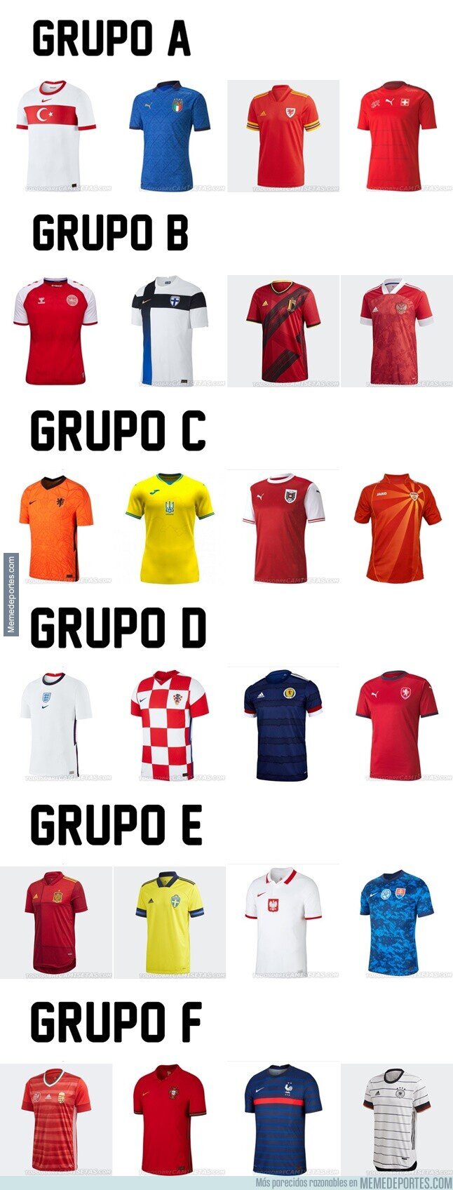 1137245 - Las camisetas de la Eurocopa