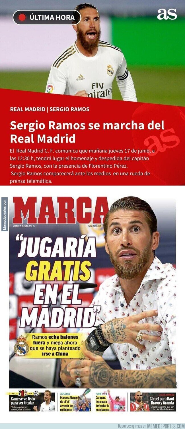 1137585 - Sergio Ramos se va del Real Madrid