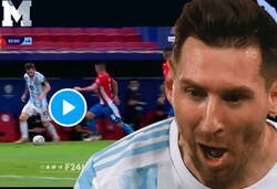 Enlace a El regate de Messi contra Paraguay que está maravillando a todo el mundo