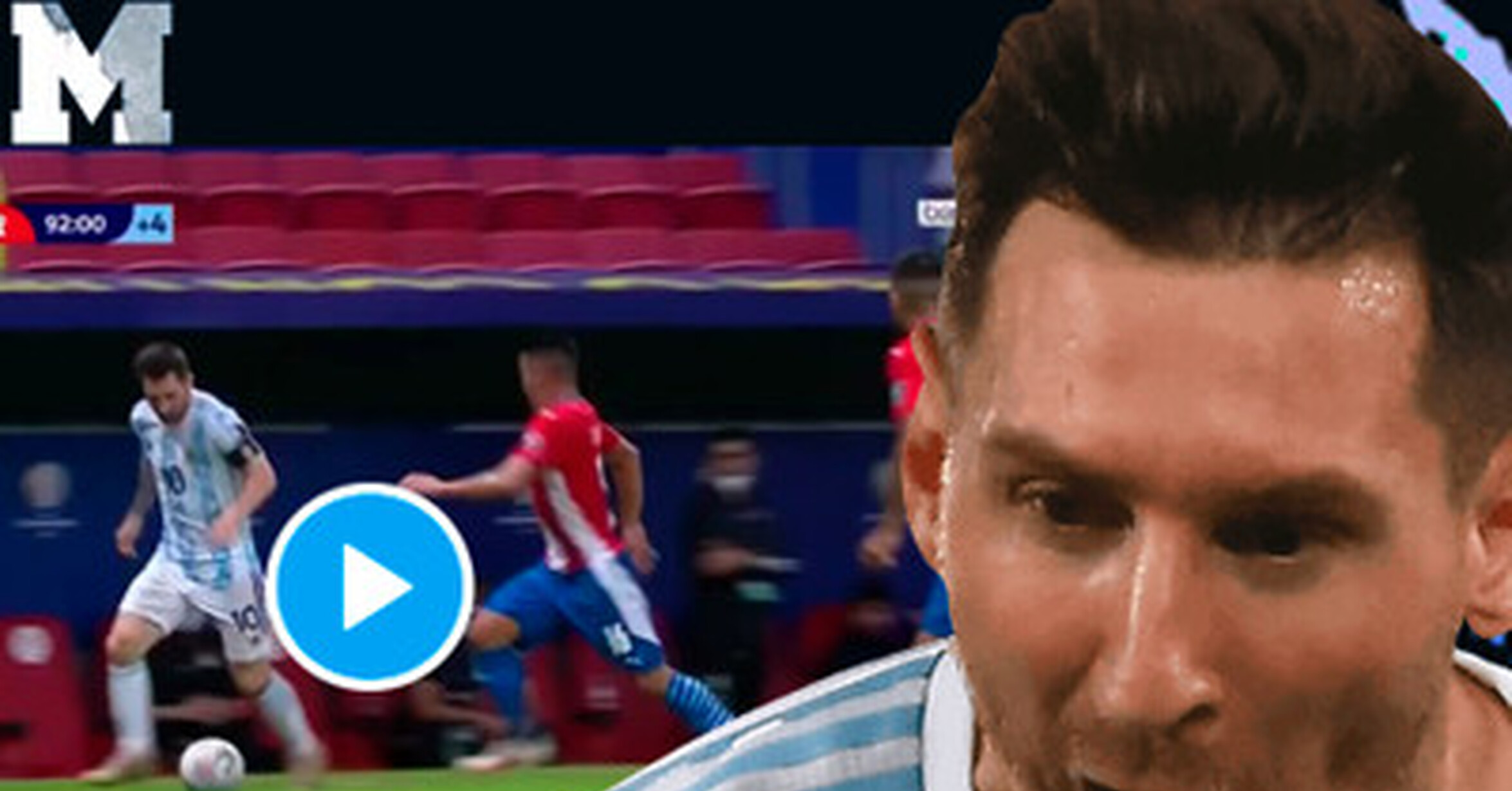 [ MEMEDEPORTES ] El regate de Messi contra Paraguay que está ...