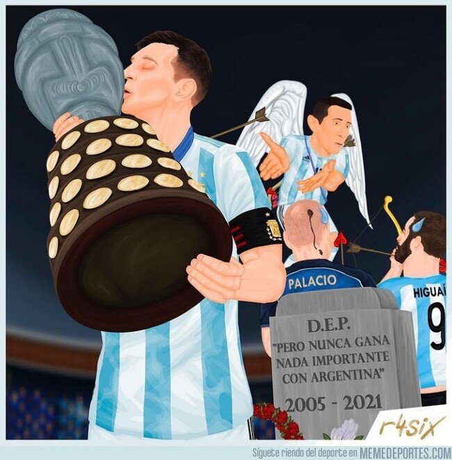 1139665 - Se acabó el mal fario de Messi con la albiceleste, por @r4six