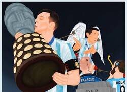 Enlace a Se acabó el mal fario de Messi con la albiceleste, por @r4six