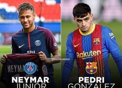 Enlace a El demoledor dato de Neymar (4 temporadas) y Pedri (1 temporada)