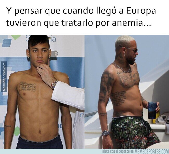 1141296 - Al inicio Neymar también tenía un problema de peso