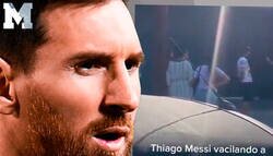 Enlace a Un hincha del Barcelona dijo justo en la casa de Messi que se iban a reír de Leo y el hijo del rosarino no se quedó callado respondiendo esto a gritos