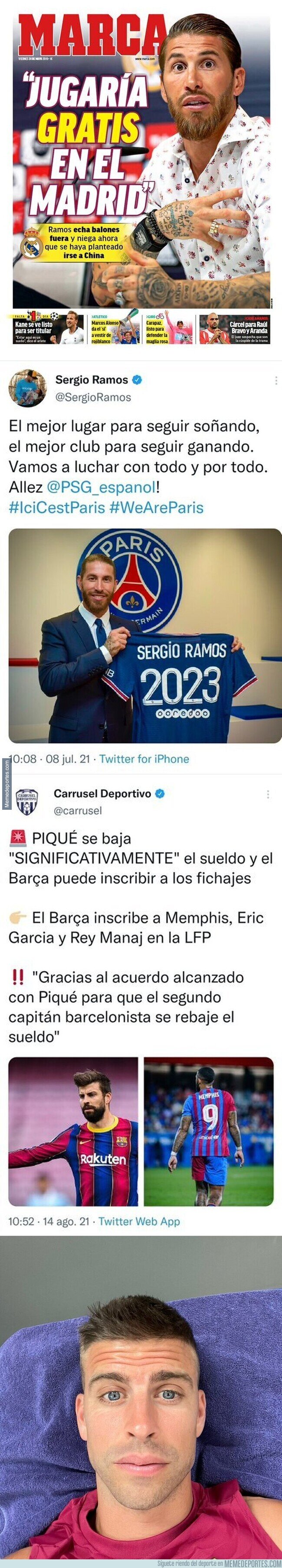 1142348 - Esta es la diferencia más destacable entre Sergio Ramos y Gerard Piqué