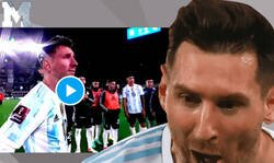 Enlace a La emoción de Messi al llevarle a Argentina su primera copa. Sentimiento a flor de piel.