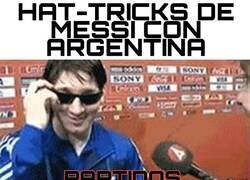 Enlace a Hablan de Cristiano pero Messi con Argentina....