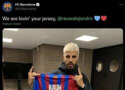 Enlace a El Barça le regala una camiseta a Rauw Alejandro y no tardan en salir los mensajes que escribió en el pasado