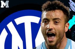 Enlace a Polémica en el Lazio - Inter despues de que Felipe Anderson anotara con un rival en el suelo