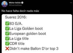 Enlace a ¿Merece Benzema el Balón de Oro? Estas estadísticas comparándole con el mejor Luis Suárez de la historia le dejan retratado