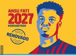 Enlace a Ansu Fati renueva con el Barça
