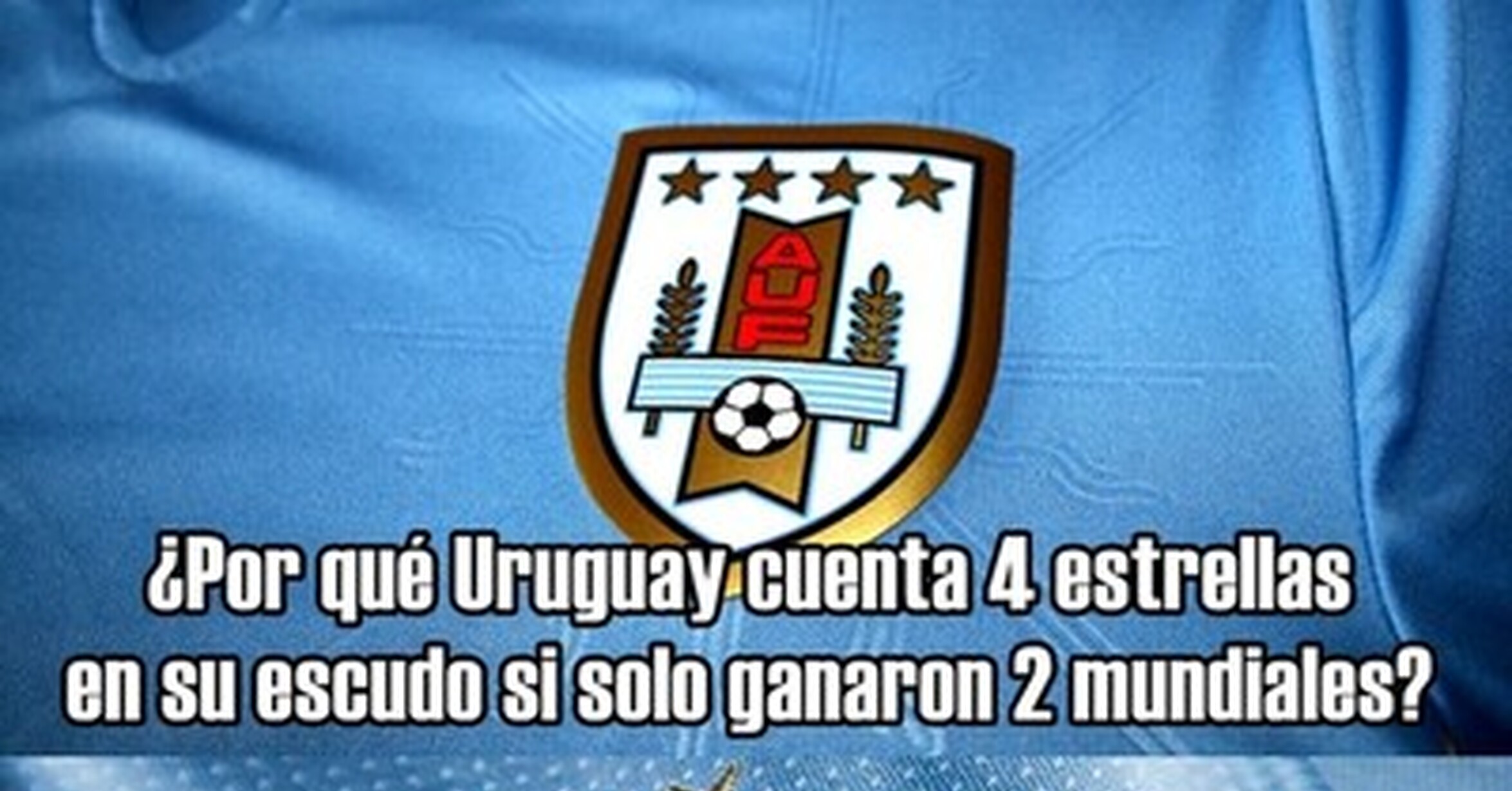 La razón de las 4 estrellas de Uruguay