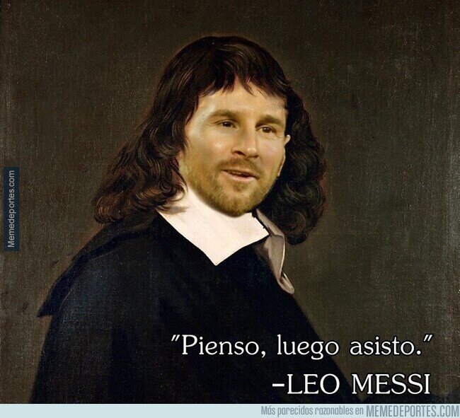 1149741 - Un hattrick de asistencias. Nunca Descartes a Messi