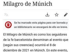 Enlace a La wiki del Milagro de Munich