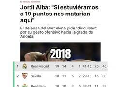 Enlace a Las palabras de Jordi Alba se le vuelven en contra