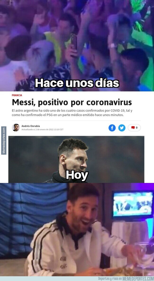 1152243 - Messi, positivo en Covid