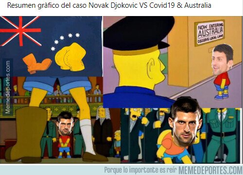1153233 - Resumen gràfico del caso Novak Djokovic vs Covid19 & Australia