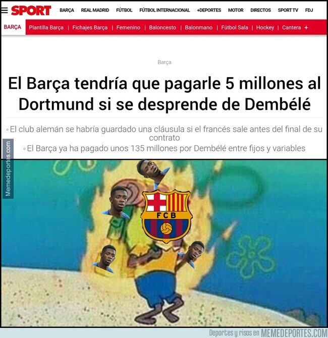 1153626 - ¿Algún día saldrá una noticia buena del Barça y Dembélé?