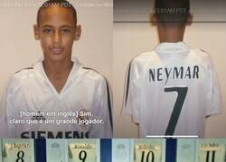 Enlace a Neymar y su fugaz paso por una prueba con el Real Madrid
