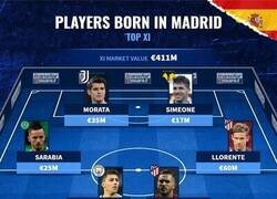 Enlace a El 11 ideal de jugadores nacidos en Madrid
