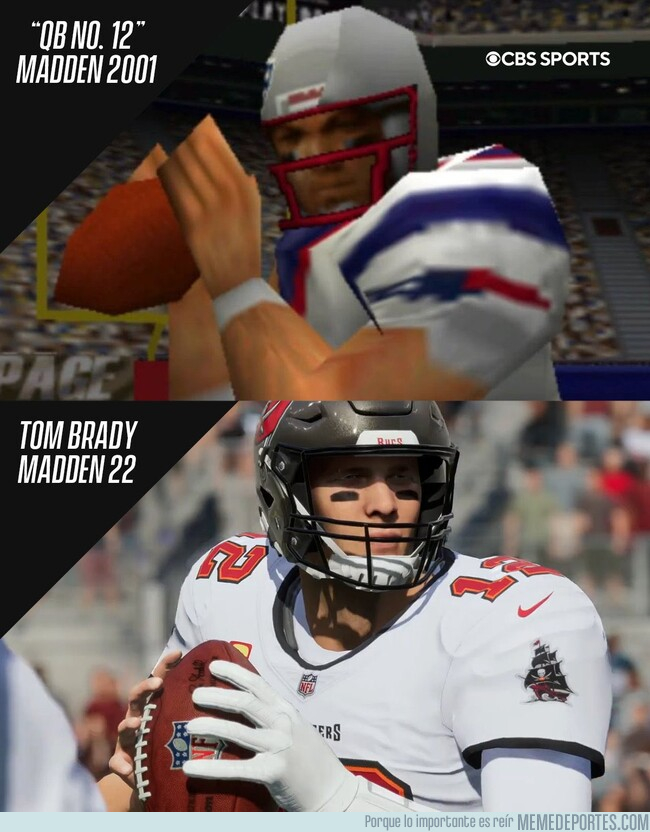 1154307 - Tom Brady en su primer Madden y en el último
