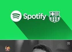 Enlace a OFICIAL: Spotify firma un contrato de patrocinio con el Barcelona