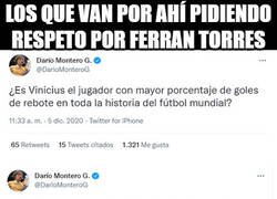 Enlace a Vinicius con 18 años era el meme preferido de la prensa y de muchos