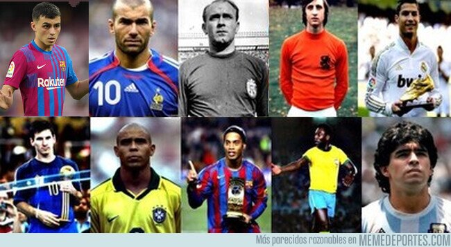 1156116 - Los 10 mejores jugadores en la historia del fútbol